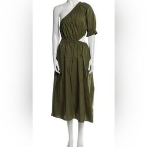 NWT Who What Wear cutout one shoulder dress